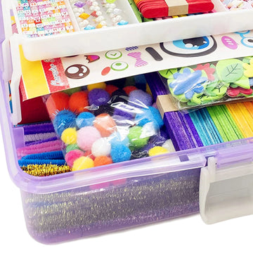 Kids Craft Art Supplies Kit for Boys and Girls