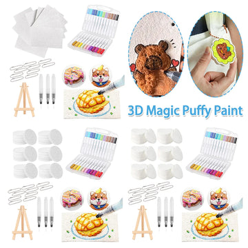 3D Magic Puffy Paint DIY Art Kit for Kids